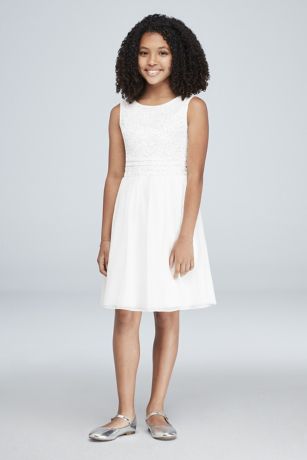 White Short Dresses for Girls